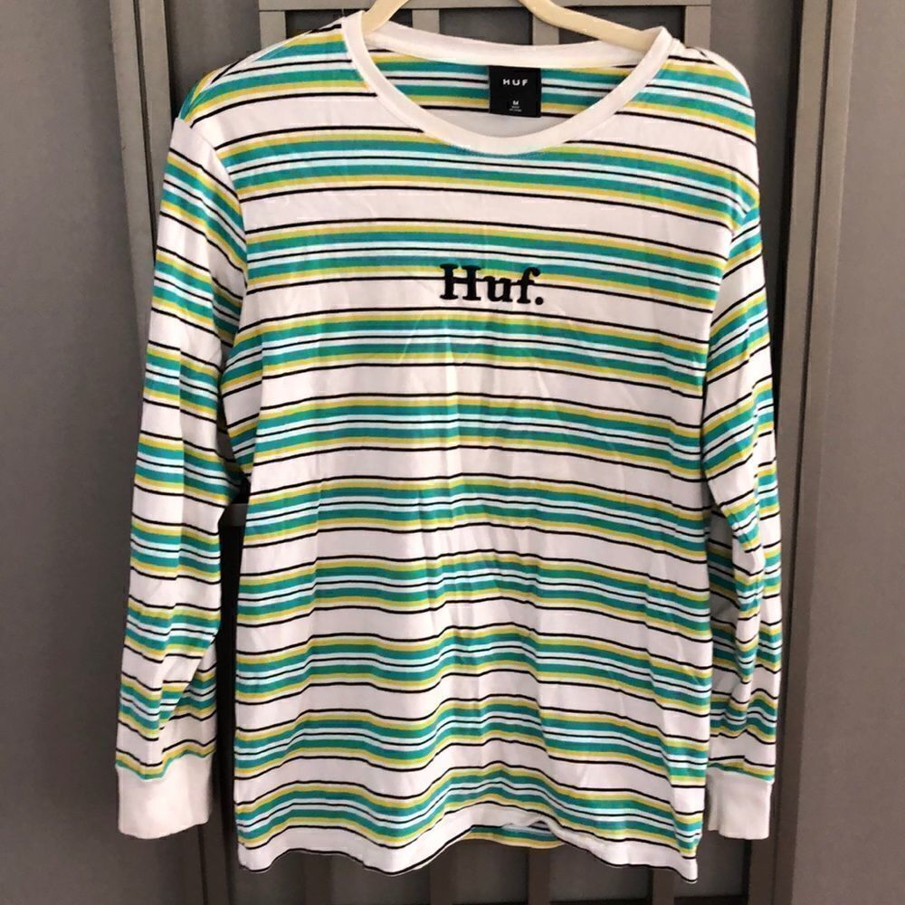 HUF Striped long sleeve shirt men’s M